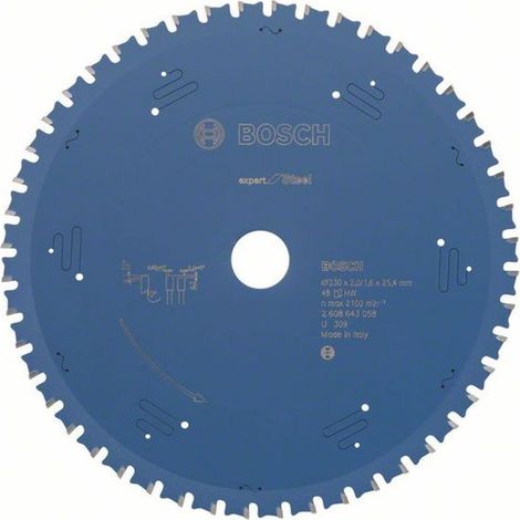 Bosch 2 608 643 058 - Expert für Stahlkreissägeblatt (230 x 25,4 x 2,0 mm, 48) (1/4)