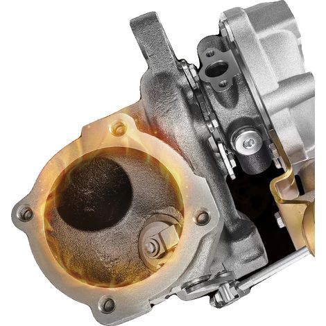 Turbochargeur, Construction en Acier Billet, Longueur de 29 cm, Largeur de 27 cm, Hauteur de 23 cm, Poids de 7220 g (1/5)