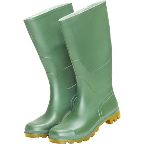 Bottes hautes en caoutchouc vertes Nº 43 (paire)