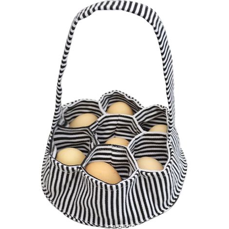 Panier à œufs frais – Comprend 7 sachets de conservation individuels et une pochette de rangement portable pour les œufs. (1/5)