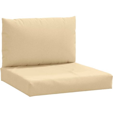 Maison Exclusive - Cojines para sofá de palets 2 uds tela beige m