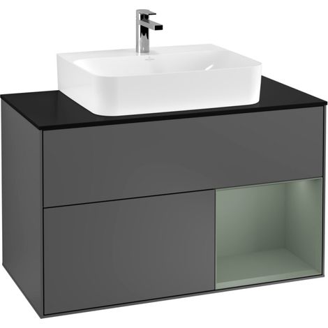 Villeroy & Boch F122GMGK Meuble sous-lavabo Finion F12 (1/2)
