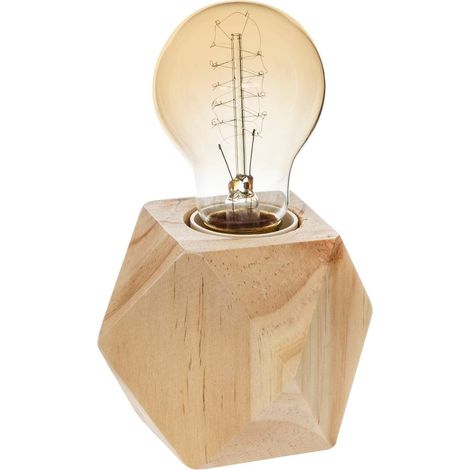 Lampe socle Bahia beige H8cm - Atmosphera créateur d'intérieur (1/2)