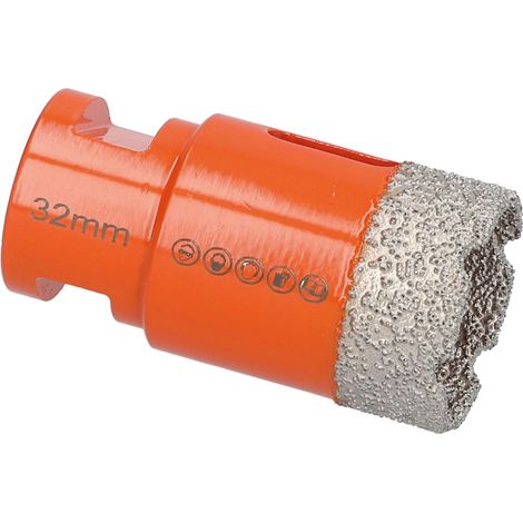 Diamantbohrkrone Special Orange M14 Fliesen, Keramik, Feinsteinzeug 32 mm