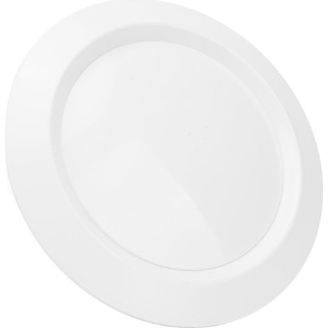 Grille d'aération ronde 150mm en ABS, clapet de ventilation orientable pour maison, salle de bain, cuisine, bureau (1/5)