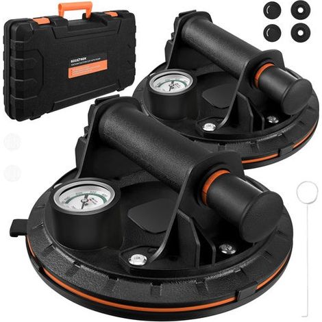 Vacuum suction cup set with pump 200kg capacity 2 pcs 227458909 227458909 (1/5)