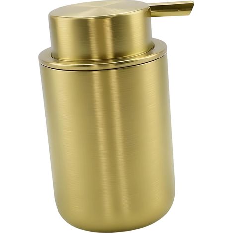 Dispenser di sapone in acciaio inox, flacone grande - Oro