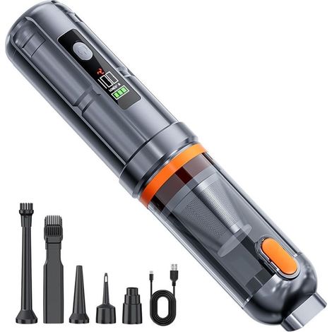 Aspirateur sans fil pour voiture - 16 000 Pa, 3 vitesses, souffle et aspiration (1/5)