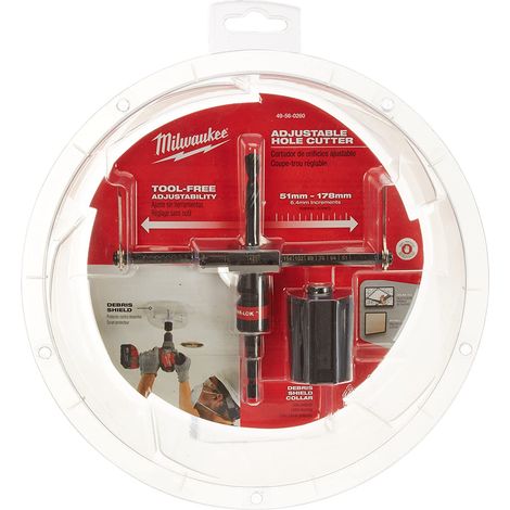 Sierra coronas ajustable Milwaukee con sistema de marcado láser (1/2)