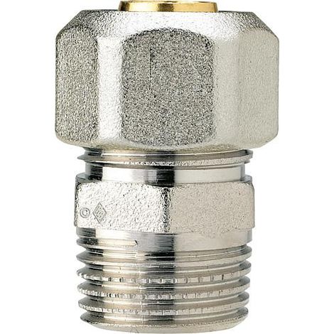 Banyo – Raccord de robinetterie à compression 14x2mm – Laiton – Filetage extérieur – Bague de serrage – Pression max 10 bar
