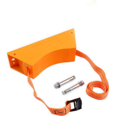 Support pour bouteille de gaz orange, fixation en plastique ABS et acier, armoire anti-basculement pour bouteilles de gaz de laboratoire et d'hôpital