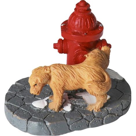 Boîte Aux Lettres De Noël - Statue Chien Résine - Décoration Village De Noël Intérieur - Lot De 1 Pièce (1/5)