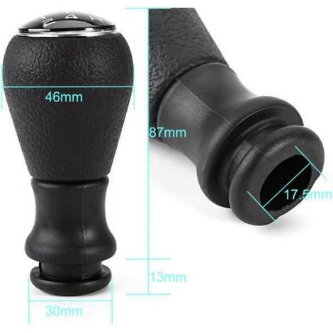 POMMEAU LEVIER DE VITESSE POUR CITROEN C1 C3 C4 / PEUGEOT 106 107 205 206 207 306 307 308 309 405 406 407 508 605 607 806 807 (1/4)