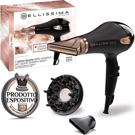Imetec Bellissima My Pro Ceramic P5 3800 Asciugacapelli 2300W Ioni Ceramica Rosa (1/5)