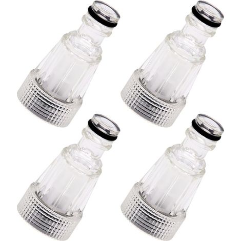 Ensemble de 4 filtres à eau pour nettoyeurs haute pression, pour tuyaux d'irrigation, pompes à eau, jardins et nettoyeurs haute pression. (1/4)