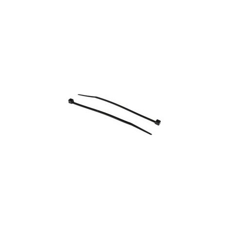 Serre-câble RS PRO Noir en Nylon 66, 100mm x 2,5 mm ( Prix pour Sachet de 1000 )
