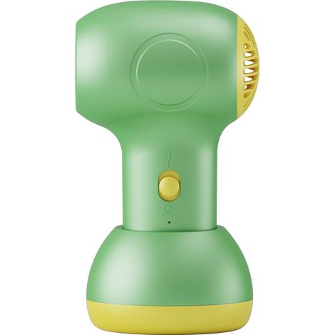 Sèche-cheveux sans fil pour bébé, mini sèche-cheveux rechargeable pour bébés et enfants, 2 modes de fonctionnement, silencieux, chaleur douce, portable pour la maison, les voyages et le camping (vert) (1/5)