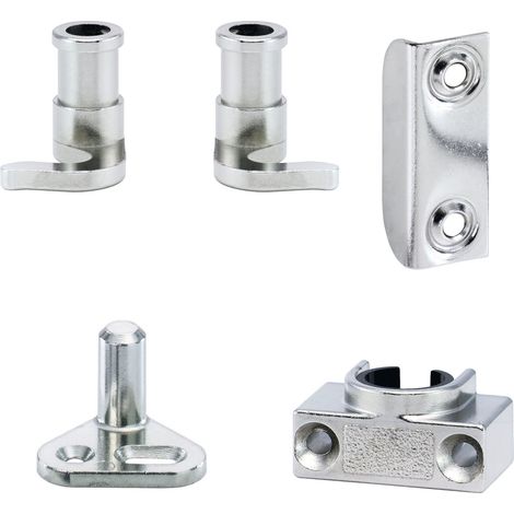 SOTECH PZ Aufschraub-Drehstangenschloss Dornmaß 40 mm Anschlag rechts/links - Zubehörset (1/2)