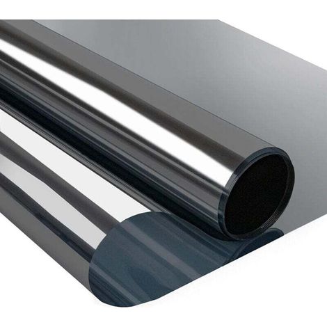 Film fenetre Anti Regard Film Miroir Fenêtre sans Tain Anti Chaleur Anti UV Protection de la Vie Privée pour Fenêtre Bureau Maison Magasin 60×200CM black (1/4)
