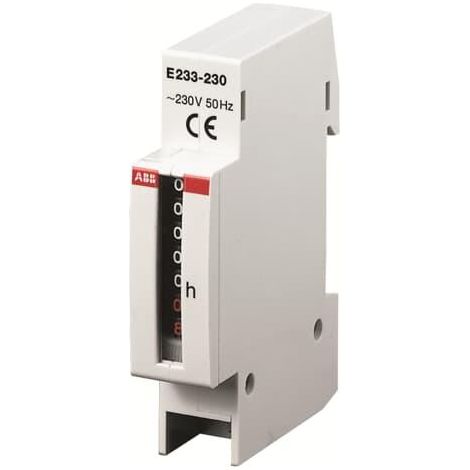 Compteur horaire Electro-Mecanique 24V AC 50Hz E233-24 2CDE400000R1601 ABB 336301