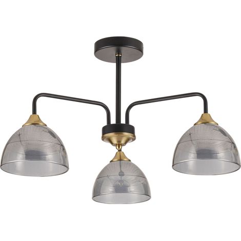 LAMPADA A SOSPENSIONE TOOLIGHT G084-3C BLACK GREY