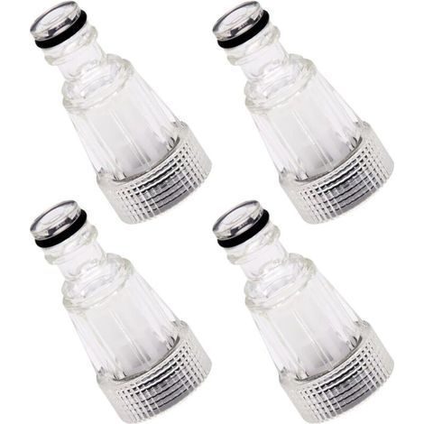 4-teiliges Wasserfilterset für Hochdruckreiniger, Wasserfilter für Gartenschläuche, Pumpen, Garten, Zubehör für Hochdruckreiniger (1/4)
