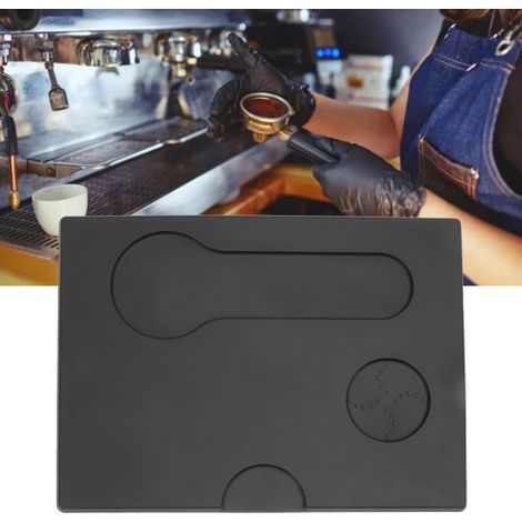 Aufbewahrungsmatte Typ D für Bartheken, Pulververdichtungsmatte für Bubble-Tea-Läden, praktische Aufbewahrung, Griff, schwarz (1/5)