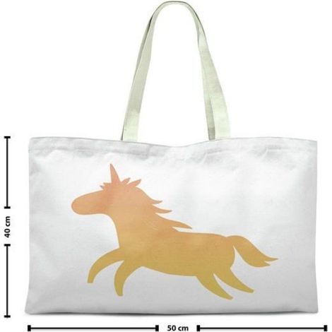 Sac Shopping - Tote Bag Coton - 70 x 50 cm - Porté Épaule - Réutilisable - 1 Pièce (1/2)