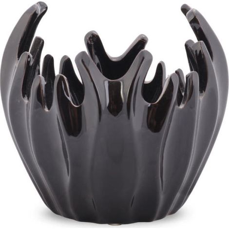 Ciotola decorativa a forma di corallo nero (1/3)