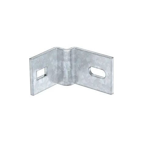 OBO Bettermann Equerre de fixation pour IS 8-support 80x65 acier galvanisé à chaud, 6019528 (1/2)