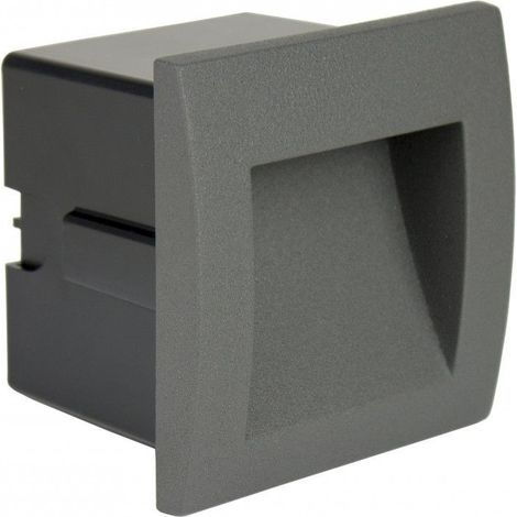 Lampada da incasso esterno LED 1,5W grigio scuro IP65 (1/5)
