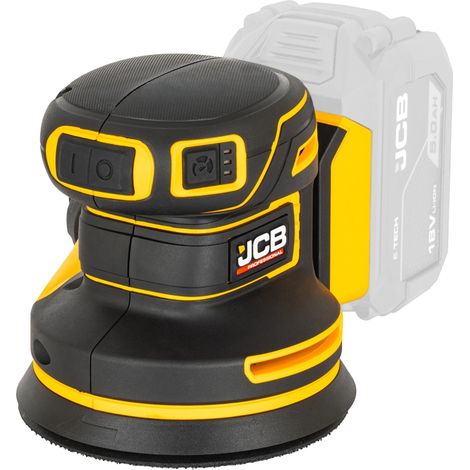 JCB 18V Akku Exzenterschleifer 125 mm Bürstenlos Solo ohne Akku/Ladegerät (1/5)