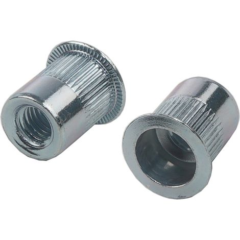 Jrp Riveting Products M6 x 14.7 Steel Rivet Nuts - Box of 500 (1/2)