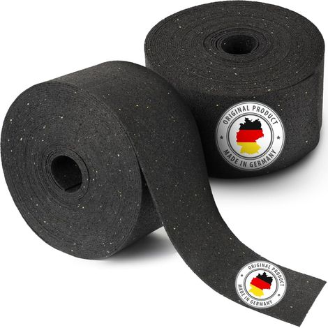 Tapis anti-vibration En caoutchouc Rôle  Épaisseur : 5 mm, 150 mm Longueur: 5000 mm