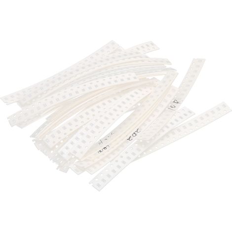 Kit 660 pièces résistances CMS 0805, assortiment électronique, protection sécurité, équipement divers, boîtier SMD, lot composants précision. (1/5)