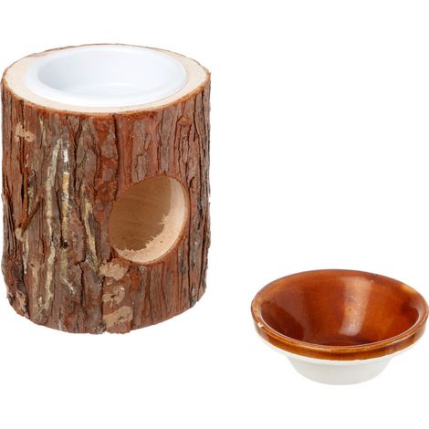 Casa a forma di tronco K per roditori con piattaforma a: 15 cm Мч: 15 cm