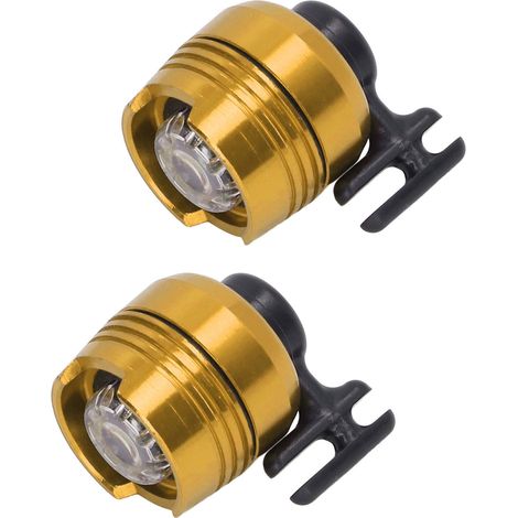 Lot de 2 Sabots Lumineux Décoratifs en Alliage d'Aluminium et ABS, Étanche IPX5 Lampe Frontale pour Sabots, Idée Cadeau Thanksgiving (1/5)