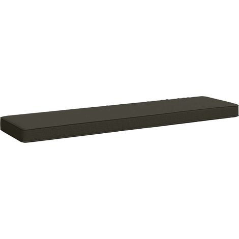 1-Piece Bench Cushion VUGHT 100% Polyester Anthracite vidaXL