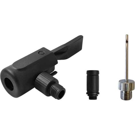 Accessoires pour gonfleur d'air portable pour voiture : raccord français, poignée de gonfleur de pneu, goupille à bille, accessoire pour pompe à air, embout d'air.