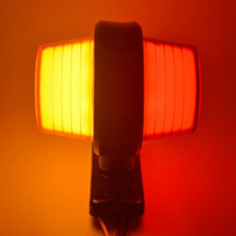 Erhältlich in zwei Farben: Rot und Weiß. Aus ABS. LED-Seitenmarkierungsleuchten für Lkw, 12 V/24 V, doppelseitiger Blinker. (1/4)