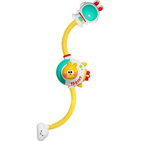 Douche pour Ventouse Électrique Mignonne d'eau pour baignoire en forme de lapin pour garçons et filles parents maison salle bain bain fêtes cadeaux de fête (1/5)