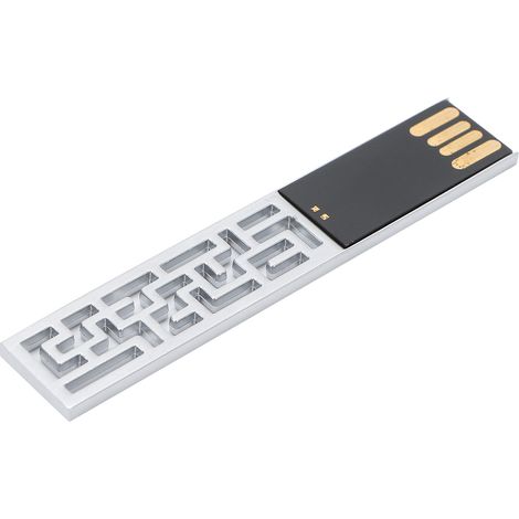 Clé USB 2.0 portable et étanche en métal, 64 Go, pour le transfert et le partage de données. (1/5)
