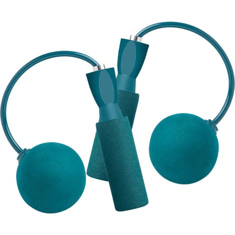 1 Paire de Corde à Sauter Pondérée Sans Cordon Mousse Mémoire pour Fitness Intérieur Hommes Femmes Enfants (1/5)
