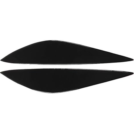 Enjoliveur de phare avant de rechange en plastique souple noir brillant pour Mercedes-Benz W204 (avant restylage, 2008-2011) (1/5)