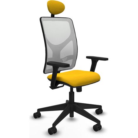 Silla de oficina piqueras y crespo Motilla negro espuma gruesa (1/2)