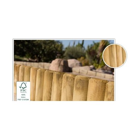 Bordura madera 20x5x200cm f30014 faura