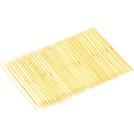 Knitting Needle Carbonized Bleaching Bamboo Crochet for Hats Shoes Gloves Socks Sweaters (1/5)