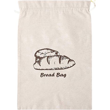 Sac à pain multifonctionnel avec cordon de serrage et doublure, solution de conservation du levain, récipient de rangement pour fruits. (1/5)