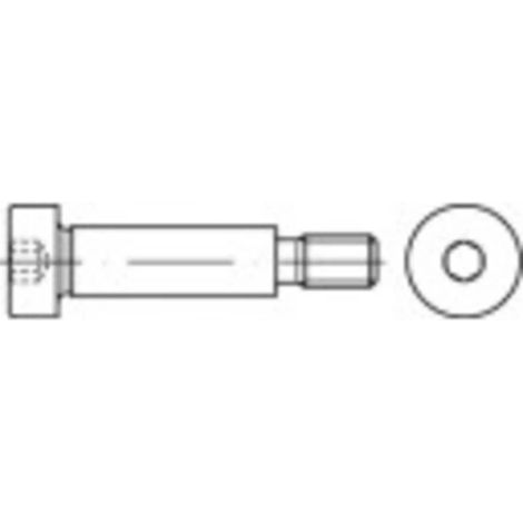 [NEUWERTIG] B-Ware Toolcraft Passschulterschrauben Schrauben M8 Innensechskant 12 Mm 50 Stück