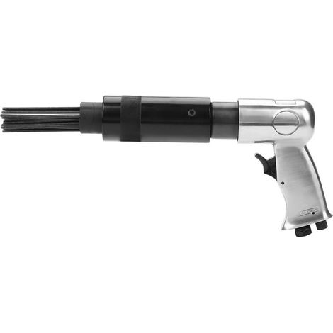 Martello pneumatico ad aghi, pistola ad aria compressa a 19 aghi per la rimozione della ruggine, strumento pneumatico per sbavatura per officina fai-da-te, saldatura, specialista automobilistico (1/5)
